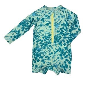 Cat & Jack Tie-Dye Rashguard Swimsuit